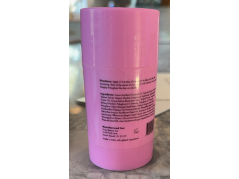 Truly Unicorn Fruit Brightening + Smoothing Deodorant, 3 oz/85 g