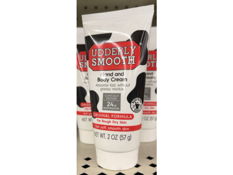 Udderly Smooth Hand & Body Cream, 2 oz/57 g