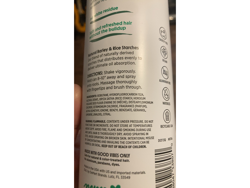 Not Your Mother's Clean Freak Dry Shampoo, Fresh Citrus, 12 oz/340 g, Pack Of 2