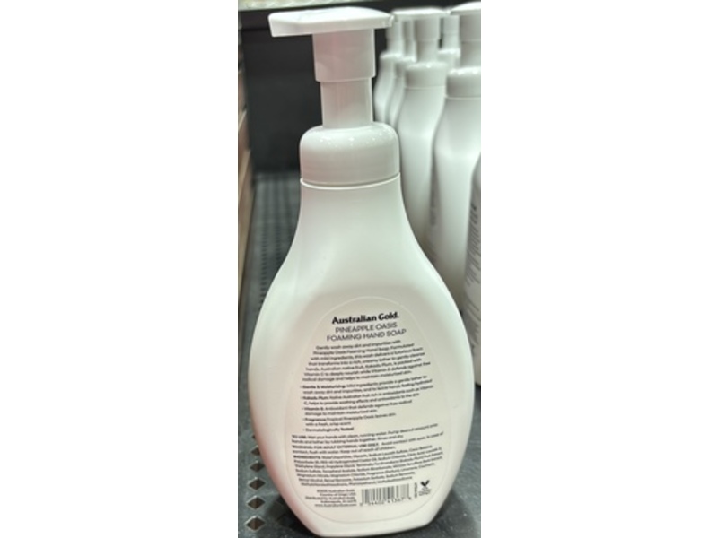 Australian Gold Foaming Hand Soap, Pineapple Oasis, 12 fl oz/355 mL