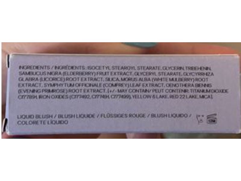 Saie Dew Blush Liquid Cheek Blush, Peach, 0.4 oz/12 mL