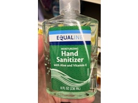 Equaline Moisturizing Hand Sanitizer, Aloe & Vitamin E, 8 fl oz/236 mL - Image 3