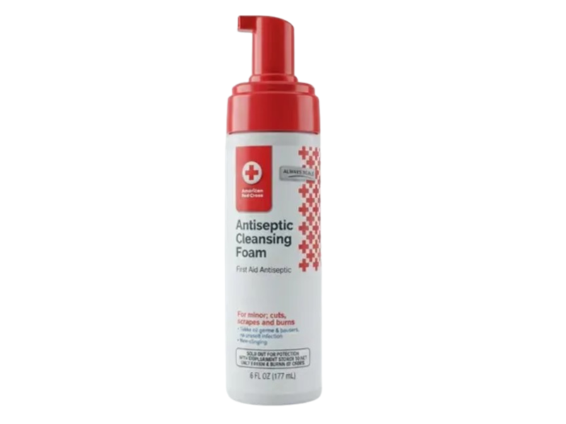American Red Cross Antiseptic Cleansing Foam, 6 fl oz/177 mL