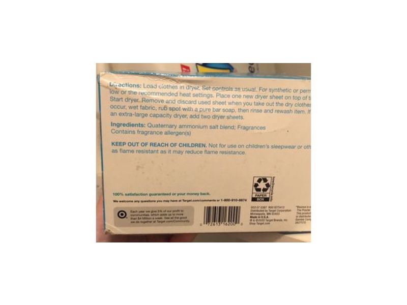 Up & Up Dryer Sheets, Fresh Linen, 250 Ct