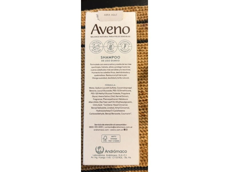 Aveno Shampoo, 250 mL