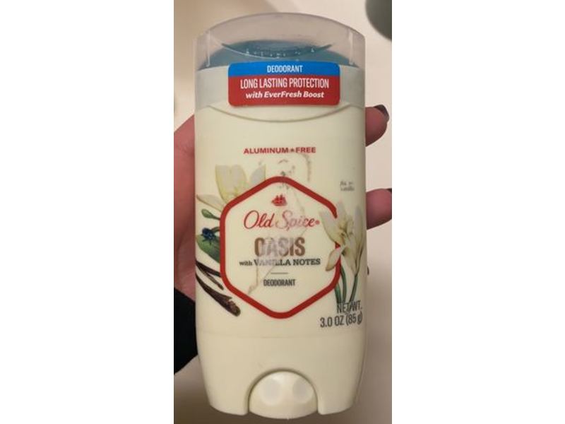 Old Spice Deodorant Oasis, Vanilla, 3.o fl oz/85 g