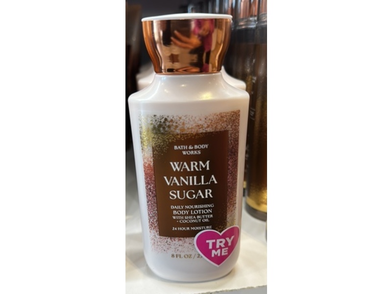 Bath & Body Works Daily Nourishing Body Lotion, Warm Vanilla Sugar, 8 oz/236 mL