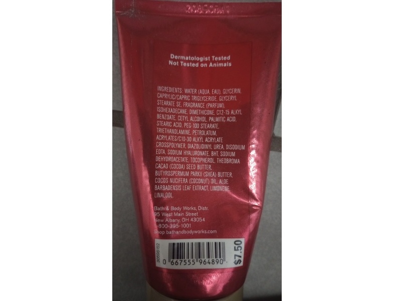 Bath & Body Works Body Cream, Strawberry Pound Cake, 2.5 oz/70 g
