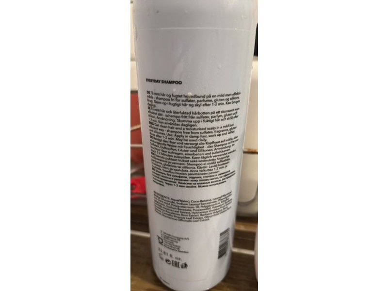 Id Hair Sensitive Everyday Shampoo, 33.81 fl oz/100 mL