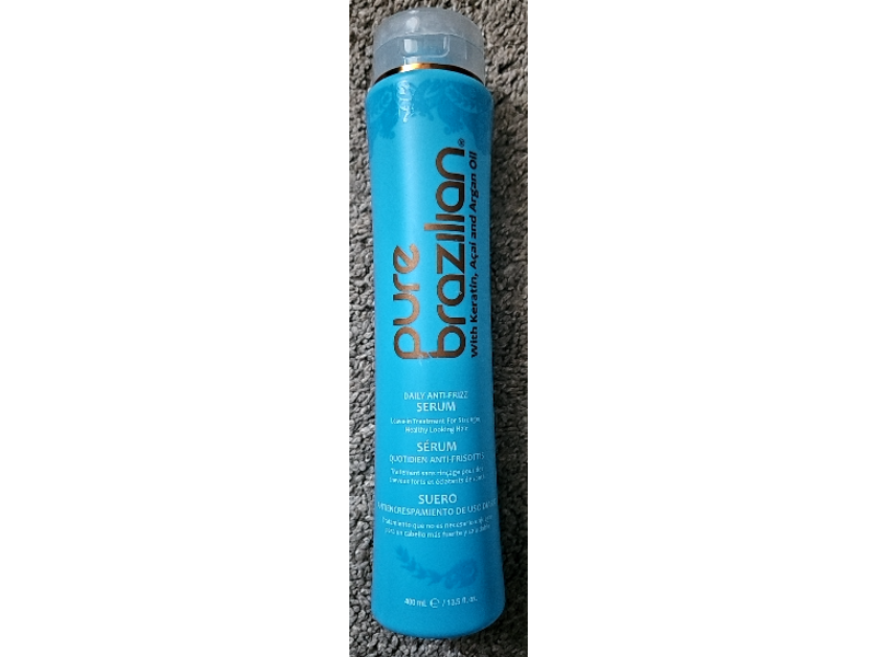 Pure Brazilian Daily Anti-frizz Serum, 13.5 fl oz/400 mL