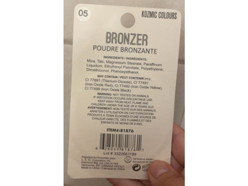 Kozmic Colours Bronzer, 05, 0.189 oz/5.4 g