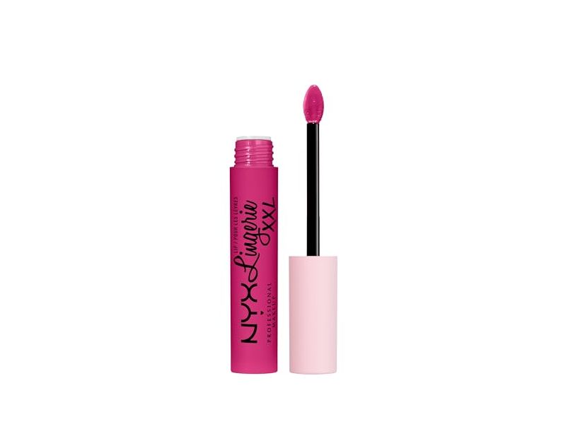 Nyx Professional Makeup Lip Lingerie XXL Matte Liquid Lipstick, Pink Hit, 0.13 fl oz/4 mL