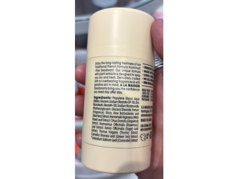 A La Maison De Provence Deodorant, Honeysuckle, 2.4 oz/70 g