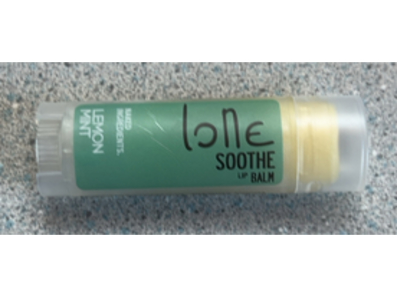 Lone Soothe Lip Balm, Lemon Mint
