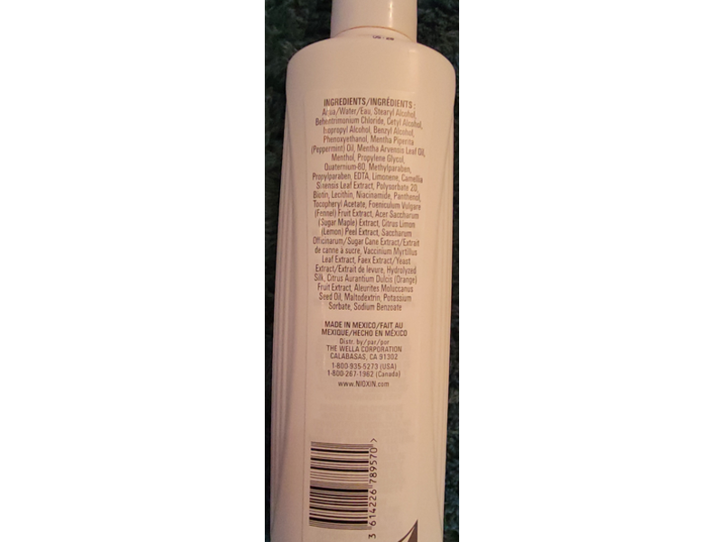 Nioxin 5 Scalp Therapy Conditioner, Color Safe, 10.1 fl oz/300 mL