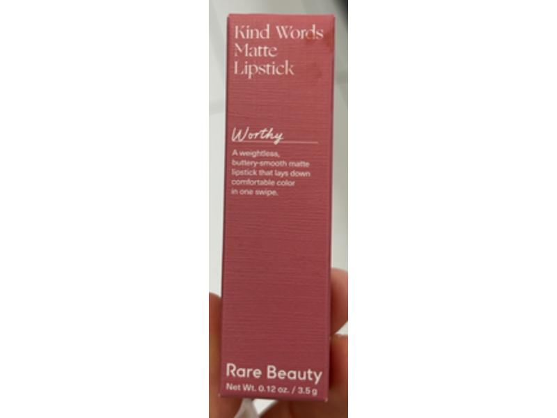 Rare Beauty Kind Words Matte Lipstick, Worthy, 0.12 oz/3.5 g