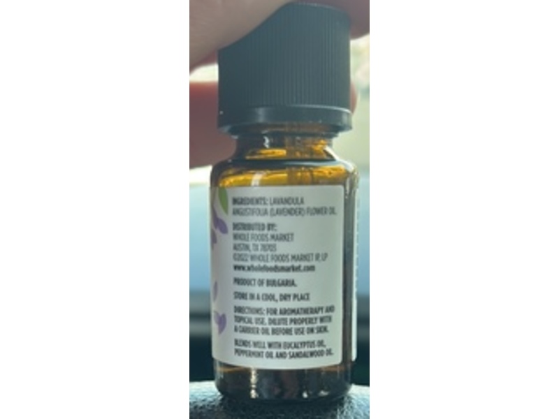 365 By Whole Foods Market 100% Essential Oil, Bulgarian Lavender, 0.5 fl oz/15 mL