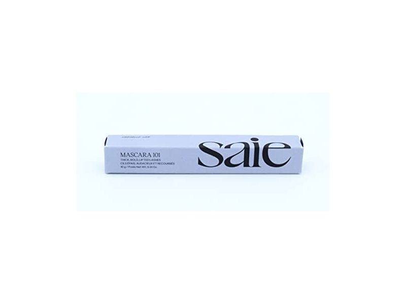 Saie Mascara 101 Thick, Bold, Lifted Lashes, Black, 0.31 oz