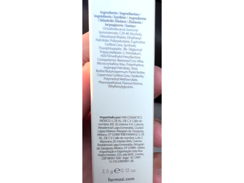 Farmasi Lip Conditioner, 0.12 oz/3.5 g