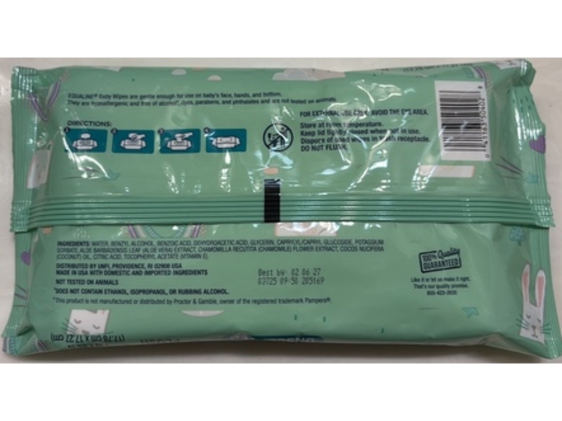 Equaline Soft & Thick Baby Wipes, Unscented, 40 Wipes