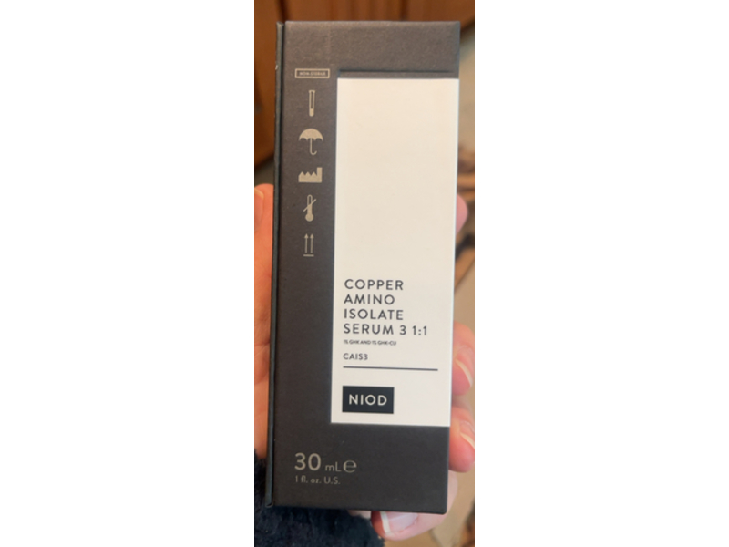NIOD Copper Amino Isolate Serum 2:1, 1 fl oz/30 mL