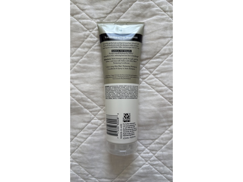 John Frieda Ultra Filler+ Thickening Shampoo, 8.3 fl oz/245 mL