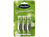 ChapStick Lip Balm, Green Apple, 0.15 oz/4 g, 3 Count - thumbnail 1