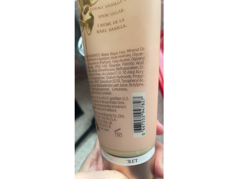Victoria's Secret Fragrant Moisturizing Body Lotion, Bare Vanilla, 8 fl oz/236 mL