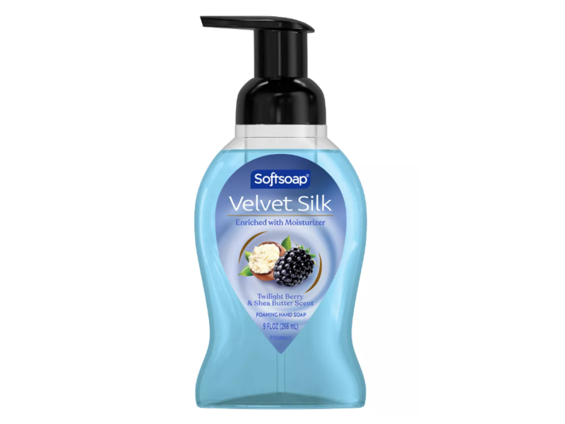Softsoap Velvet Silk Foaming Hand Soap, Twilight Berry & Shea Butter Scent, 9 fl oz/266 mL