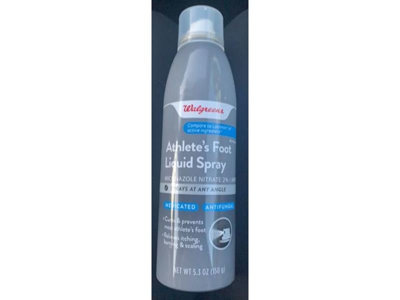 Walgreens Athlete's Foot Liquid Spray, Miconazole Nitrate 2%, 5.3 oz/150 g