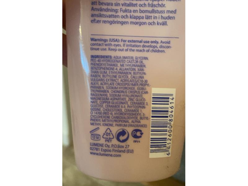 Lumene Lift Touch Anti- Aging Revitalizing Toner, 6.8 fl oz/200 mL