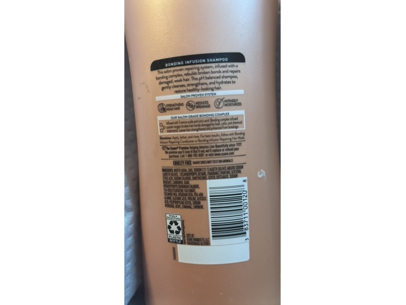 Suave Bonding Infusion Repairing Shampoo, 28 fl oz/828 mL, Pack Of 4