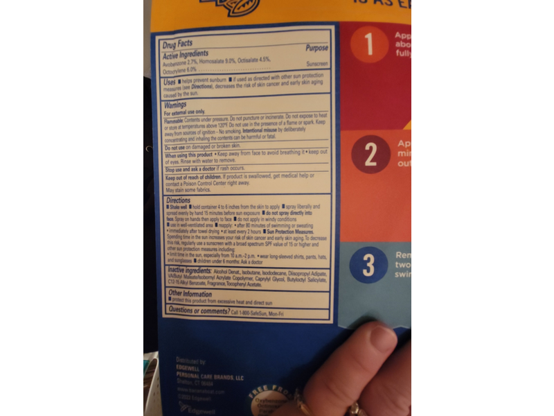 Banana Boat Sport Ultra Clear Sunscreen Spray, SPF 50+, 3 Pack