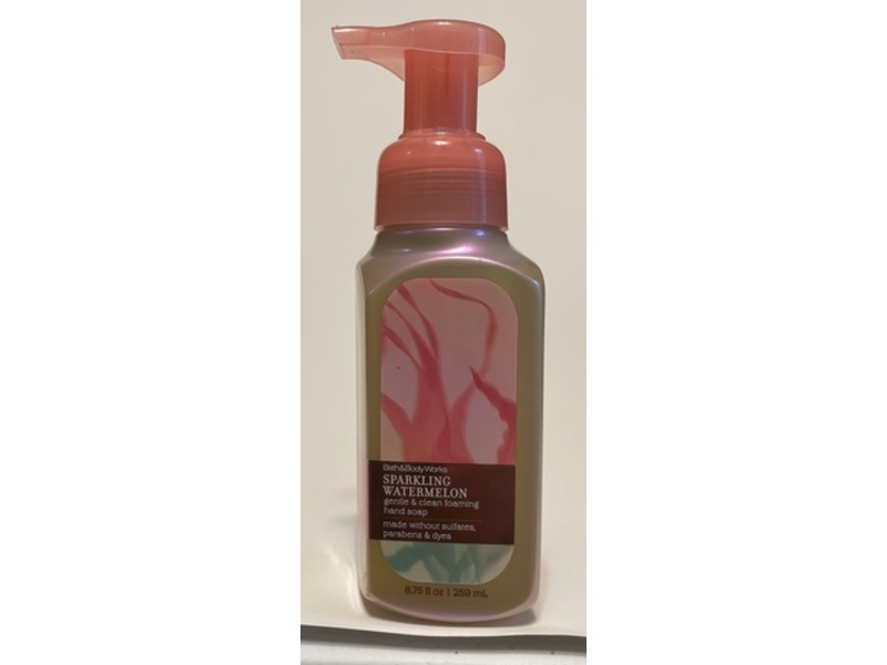 Bath & Body Works Gentle & Clean Foaming Hand Soap, Sparkling Watermelon, 8.75 fl oz/259 mL