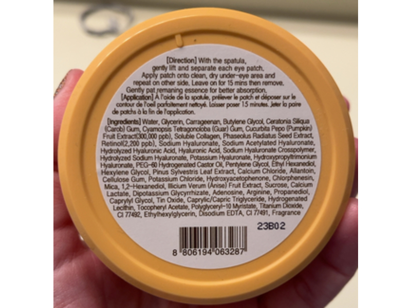 Tonymoly Plump-Kin Retinol Eye Patches, 90 g