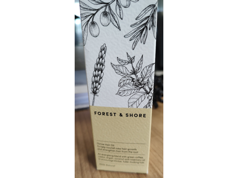 Forest & Shore Thrive Hair Oil, 100 mL