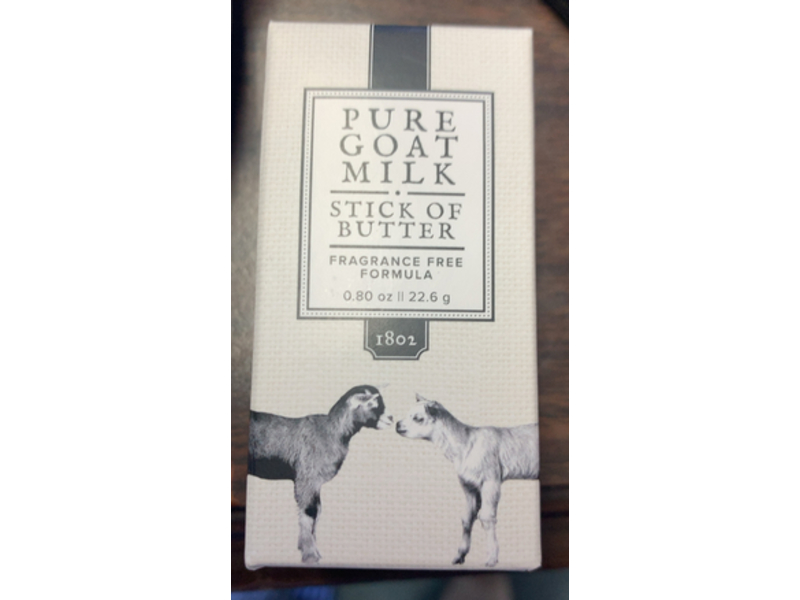 Beekman 1802 Pure Goat Milk Stick Of Butter, Fragrance Free, 0.80 oz/22.6 g