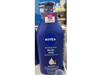 Nivea Body Milk Nourishing Lotion, Almond Oil, 20.28 fl oz/600 mL - thumbnail 2