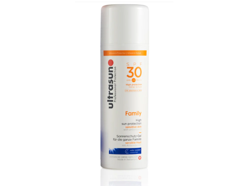 Ultrasun Professional Protection Family High Sun Protection Cream, SPF 30 UVB+UVA PA++++, 150 mL