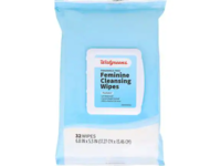 Walgreens Feminine Cleansing Wipes, Fragrance Free, 32 Count - thumbnail 1