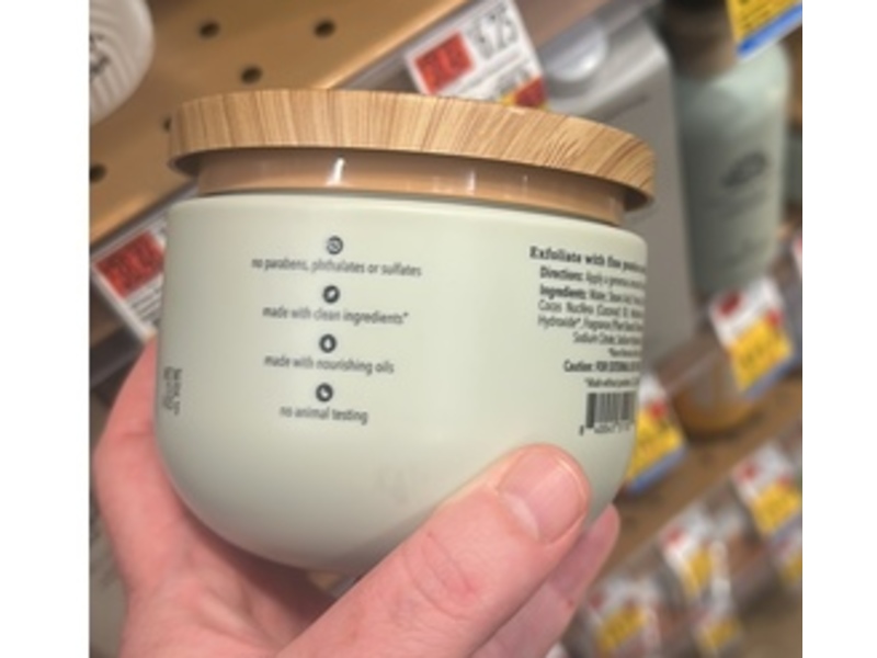 Pacha Soap Co Gentle Cleansing Body Scrub, Vanilla & Sage, 15 oz/425 g