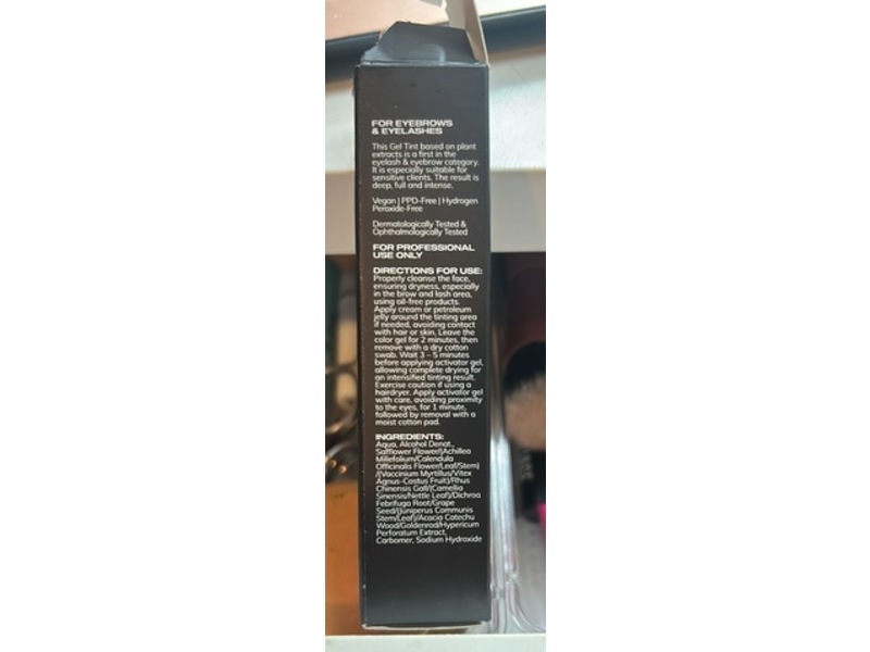 Brow Code Gel Tint, 01 Dark Brown, 0.507 fl oz/15 mL