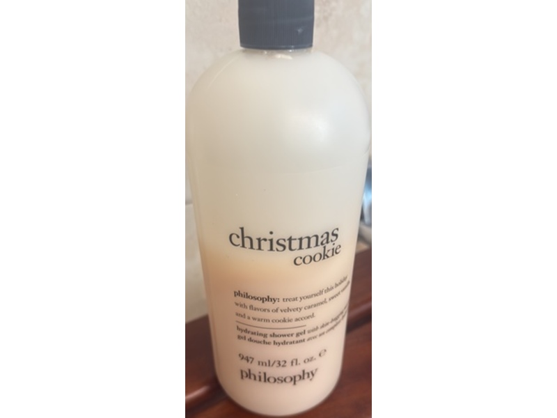 Philosophy Hydrating Shower Gel, Christmas Cookie, 32 fl oz/947 mL