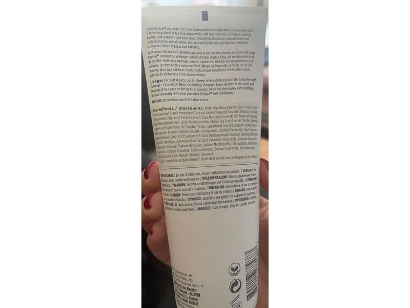 Briogeo Scalp Revival Charcoal + Tea Tree Cooling Hydration Scalp Mask, 6 fl oz/177 mL