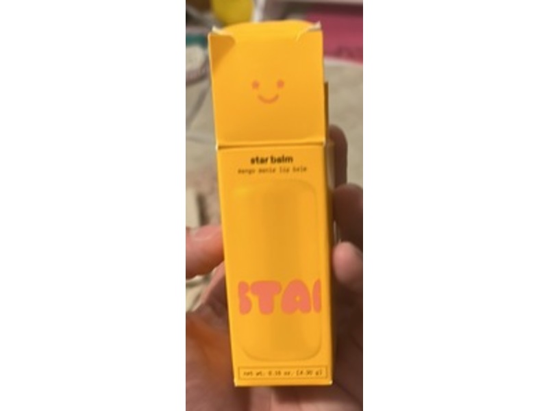 Starface Star Balm Lip Balm, Mango Mania, 0.15 oz/4.30 g