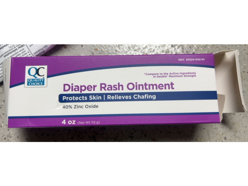 Quality Choice Diaper Rash Ointment, 4 oz/113 g