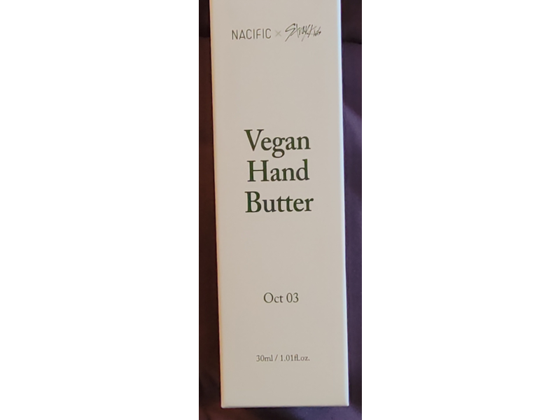 Nacific Vegan Hand Butter, 1.01 fl oz/30 mL