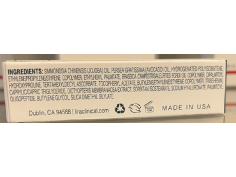 Lira Bio Lip Factor Daily Restoring Lip Treatment, 0.25 oz/7 g