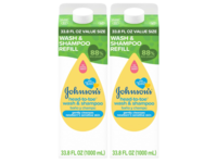 Johnson & Johnson Johnson's Head-To-Toe Gentle Body Wash & Shampoo Refill, 33.8 fl oz/1000 mL, Pack Of 2 - Image 2