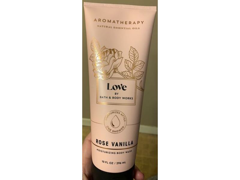 Bath & Body Works Aromatherapy Love Body Wash, Rose Vanilla, 10 fl oz/296 ml